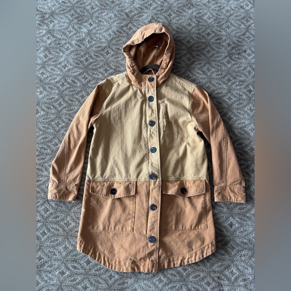 Universal Thread Tan Hooded Jacket - image 1